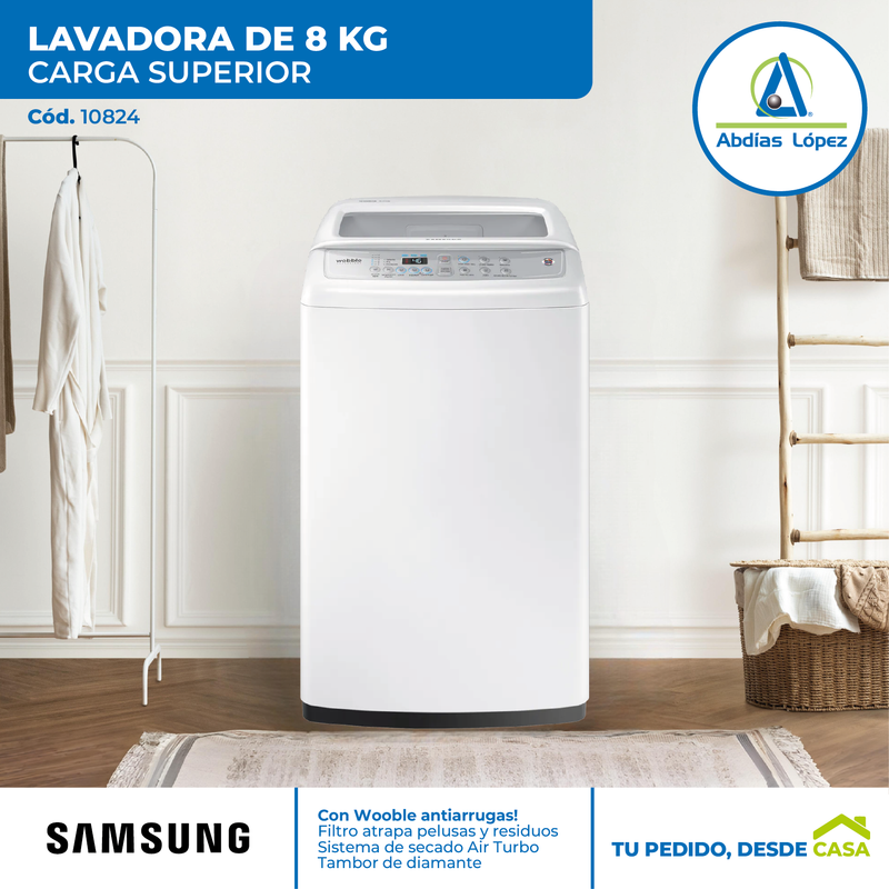 Lavadora de Carga Superior | 8 Kg