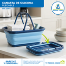 Canasta Silicona Plegable