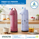 Termo GLT Presión de 1 Litro | Mix Mariposas / Flores