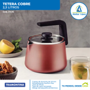 Tetera Cobre de 2,3 litros