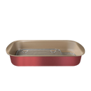 Asadera Rectangular con Rejilla