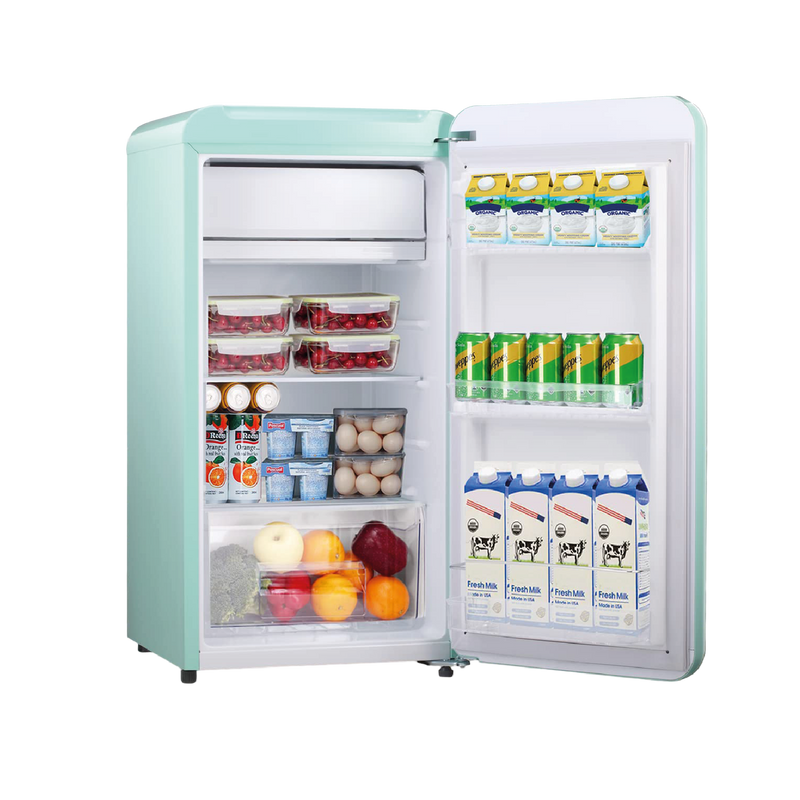 Frigobar Retro Turquesa de 130 Litros
