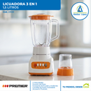 Licuadora 3 en 1 de 1,5 litros
