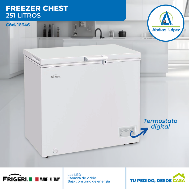 Freezer Chest de 251 Litros