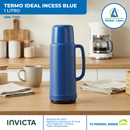 Termo Ideal Incess Blue de 1 litro