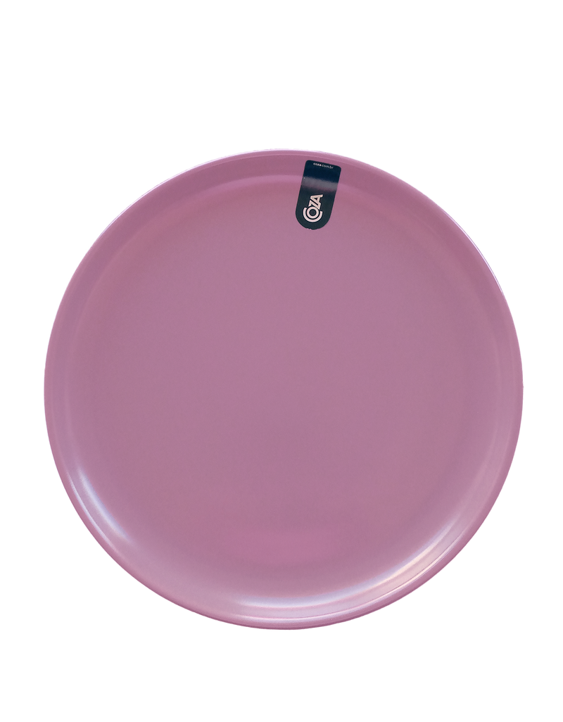 Plato Lanche 19Cm Rosa
