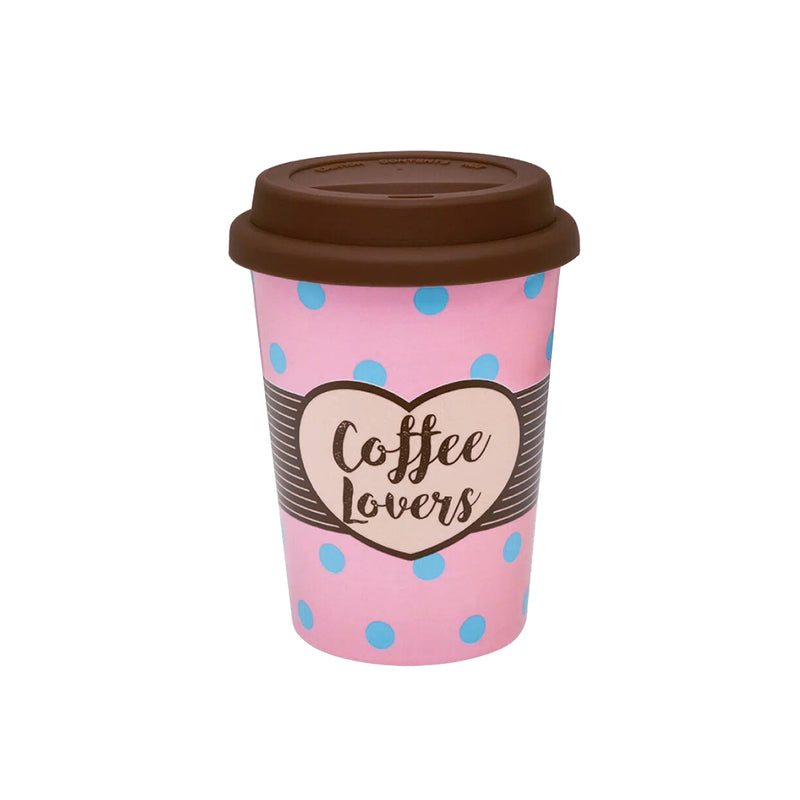 Vaso De Ceramica P/Viaje Coffee Lovers