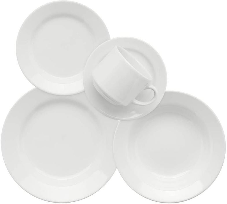 Vajillas White Donna 30 pzas.