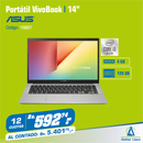 Portátil ASUS VIVOBOOK INTEL CORE I3