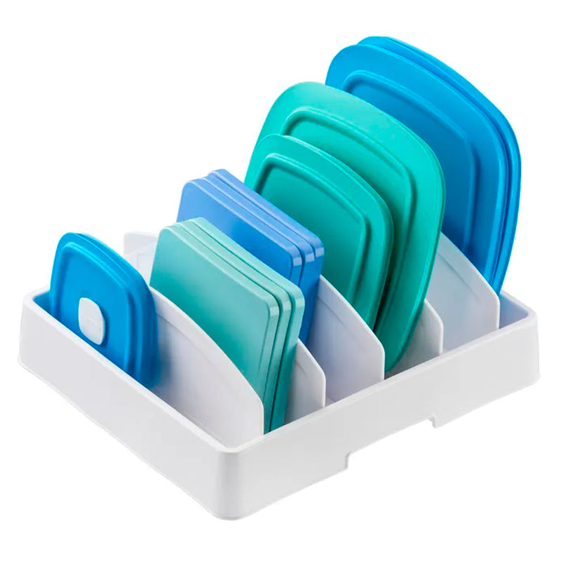 Organizador De Tapas Para Taper Blanco