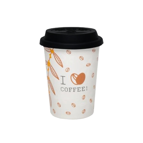 Vaso De Ceramica Para Viaje I Love Coffee