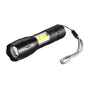 Linterna Plastica Recargable Led Luz Frontal