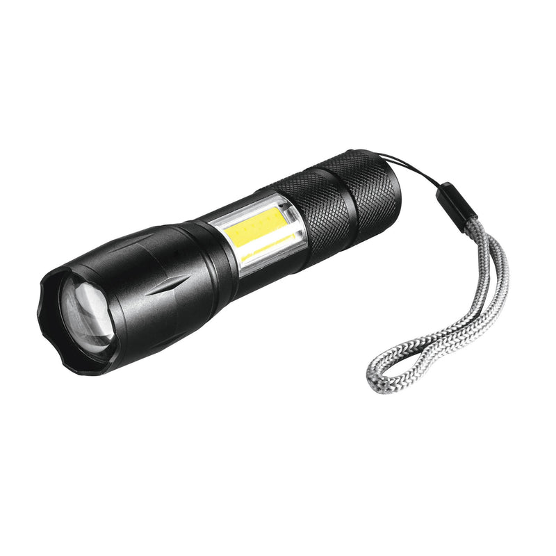Linterna Plastica Recargable Led Luz Frontal