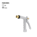Pistola Metálica de Riego 2 Funciones
