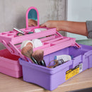 Caja Cosmetiquera De 14 Color Rosa/Morado