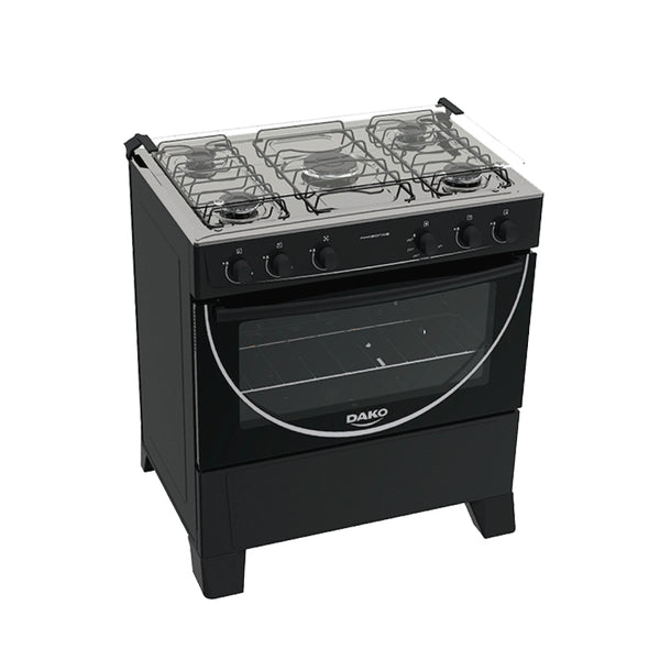 Cocina Dako Mercuri 5H Negro Brasil