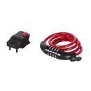 Candado de cable con combinación