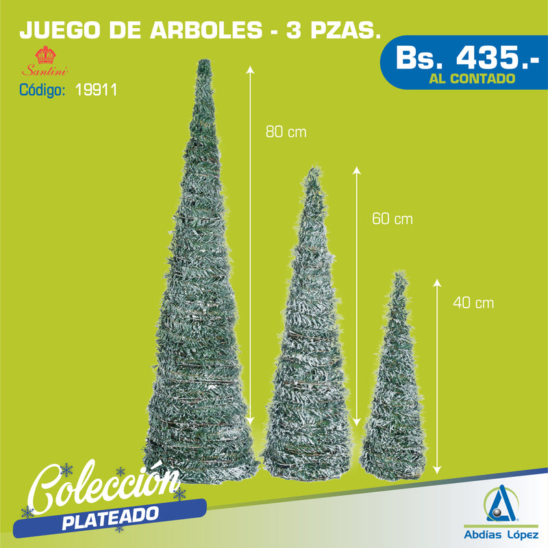 Juego Arboles Decor 3Pzas