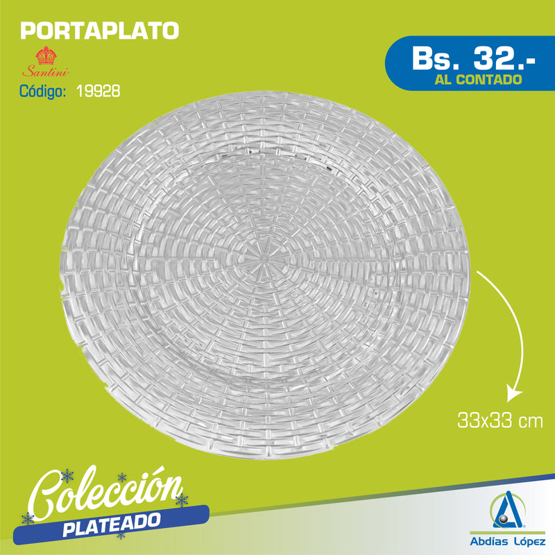 Portaplato 33X33X2Cm